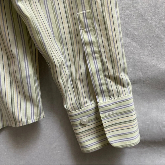 Eddie Bauer  long sleeve cotton button blouse sz M - Picture 3 of 13